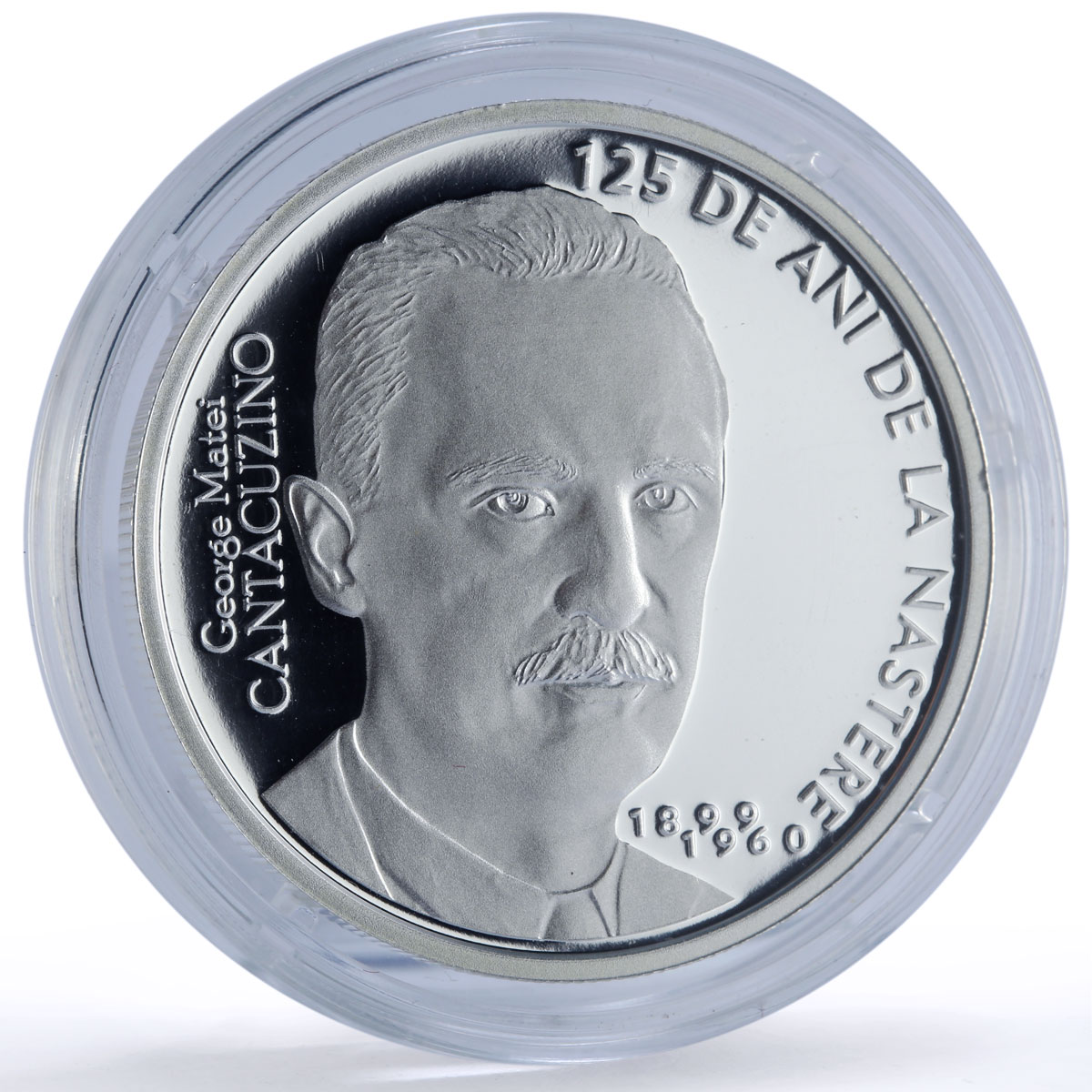 Romania 10 lei George Matei Cantacuzino Mogosoaia Palace proof silver coin 2024