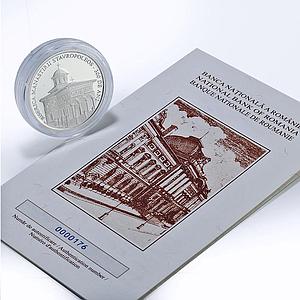 Romania 10 lei Stavropoleos Monastery Church Bucharest Religion silver coin 2024