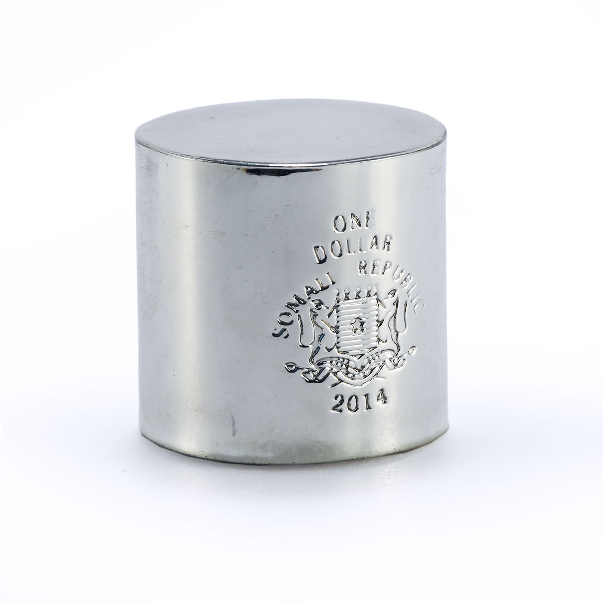 Somalia 1 dollar x 5 Cone Cylinder Cube Sphere Pyramid Figures CuNi coins 2014