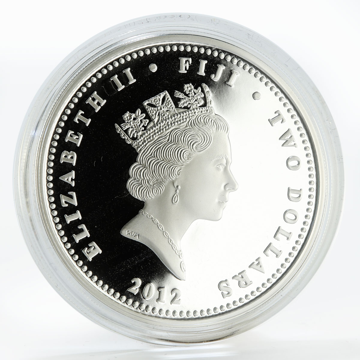 Fiji 2 dollars, a set of 3 coins Alexander III, Romanov family, silver coin 2012