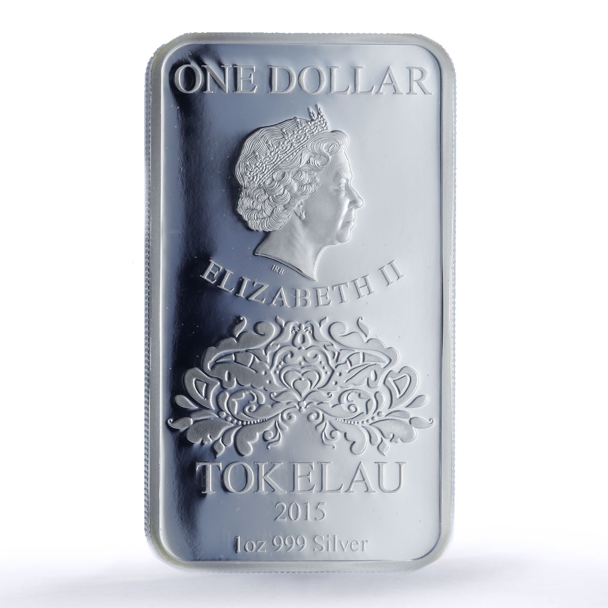 Tokelau 1 dollar Spades Four Aces Cards Games PF69 NGC silver coin 2015