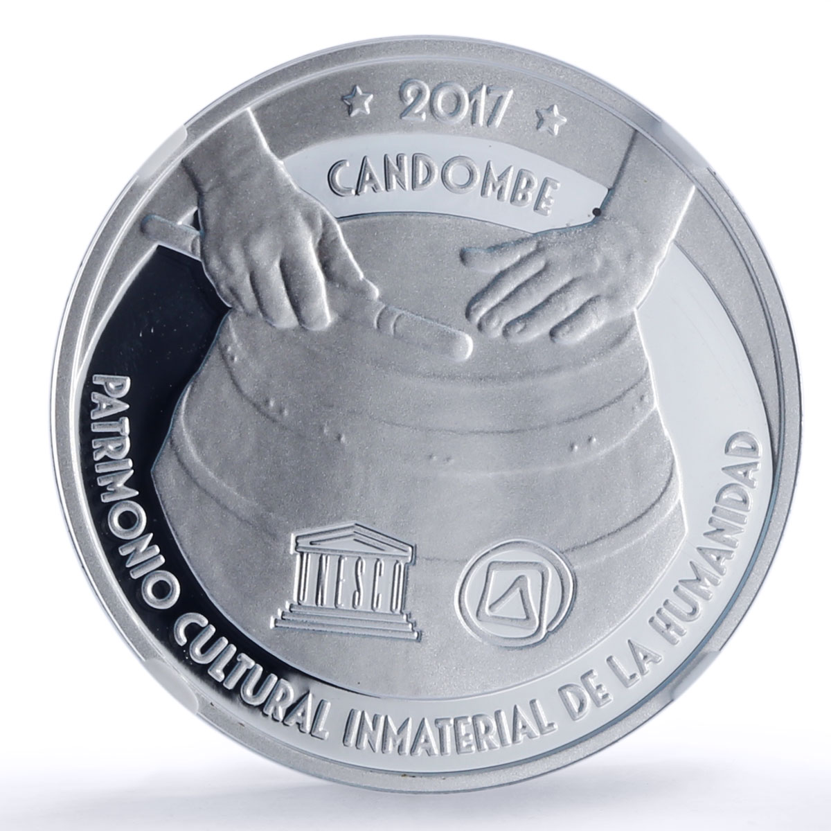 Uruguay 1000 pesos Candombe UNESCO Dances Culture PF70 NGC silver coin 2017