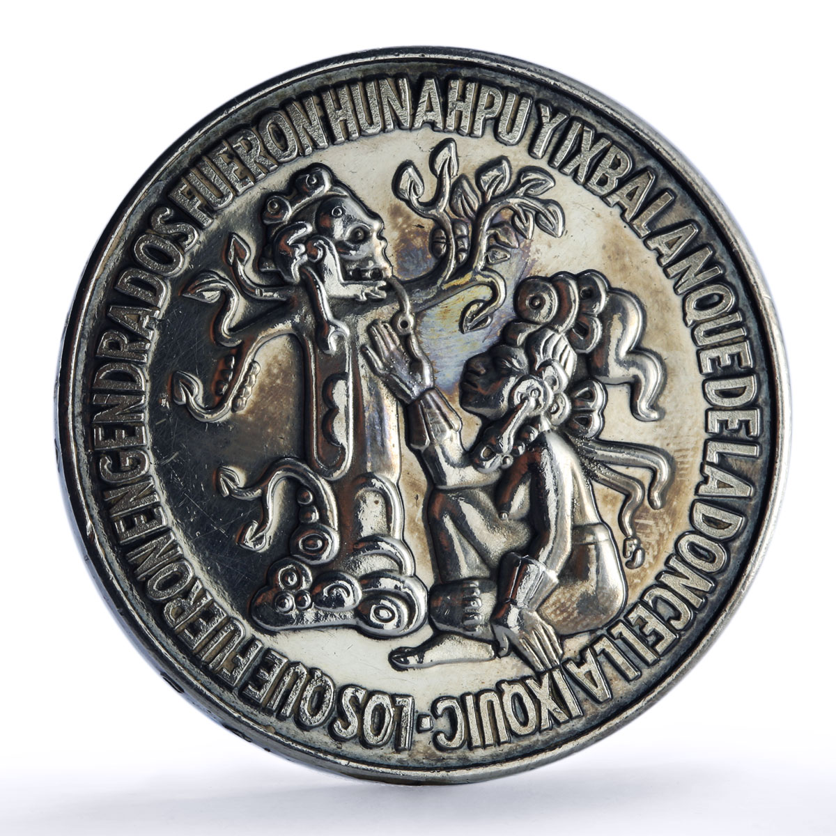 Guatemala Set Maya Indians Crafts Traditions History Art silver medals 1976 1977