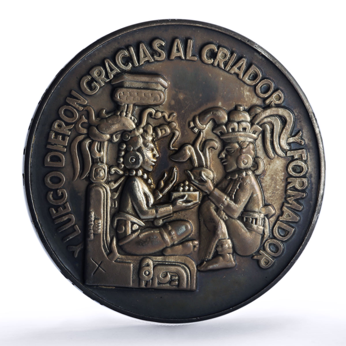 Guatemala Set Maya Indians Crafts Traditions History Art silver medals 1976 1977