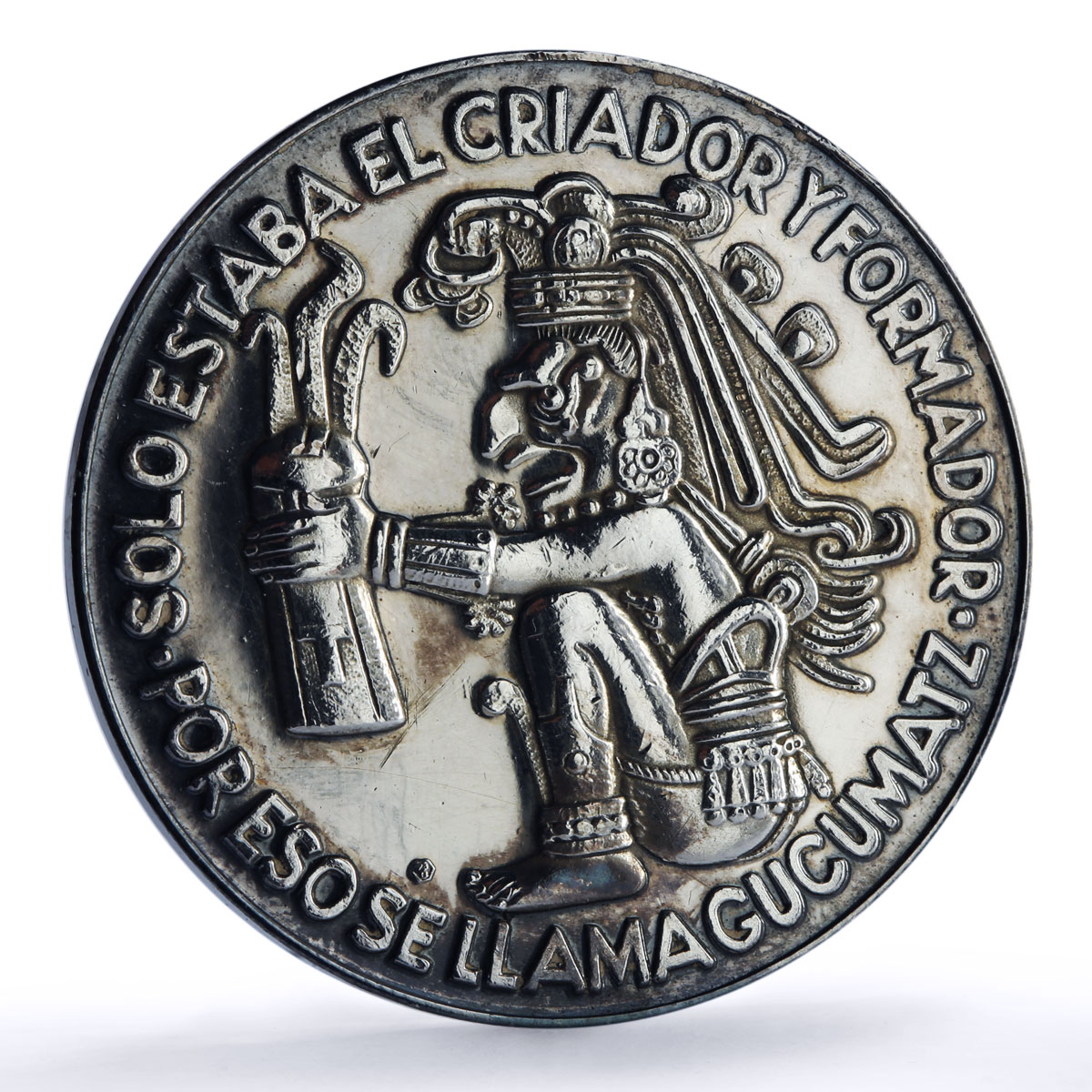 Guatemala Set Maya Indians Crafts Traditions History Art silver medals 1976 1977