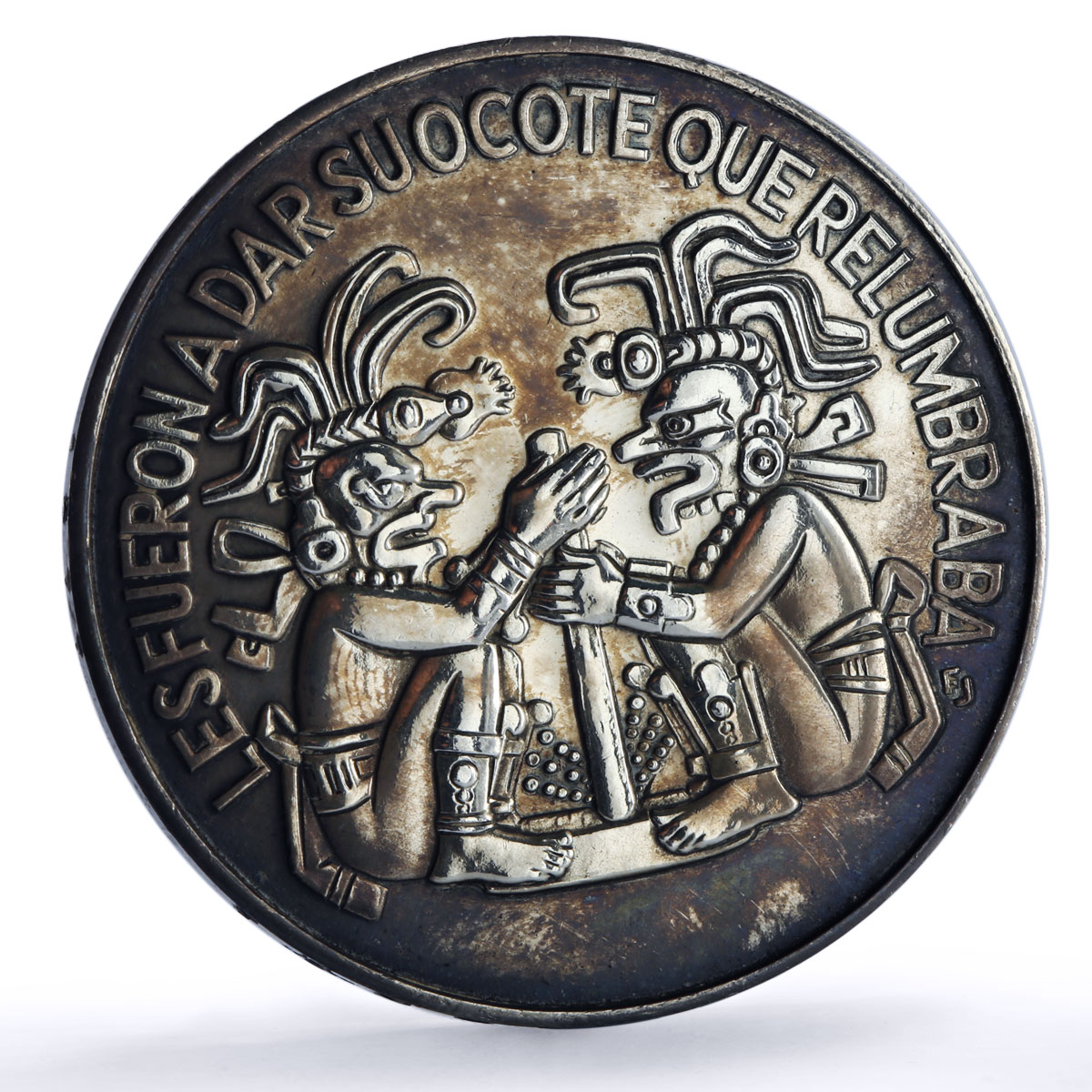 Guatemala Set Maya Indians Crafts Traditions History Art silver medals 1976 1977