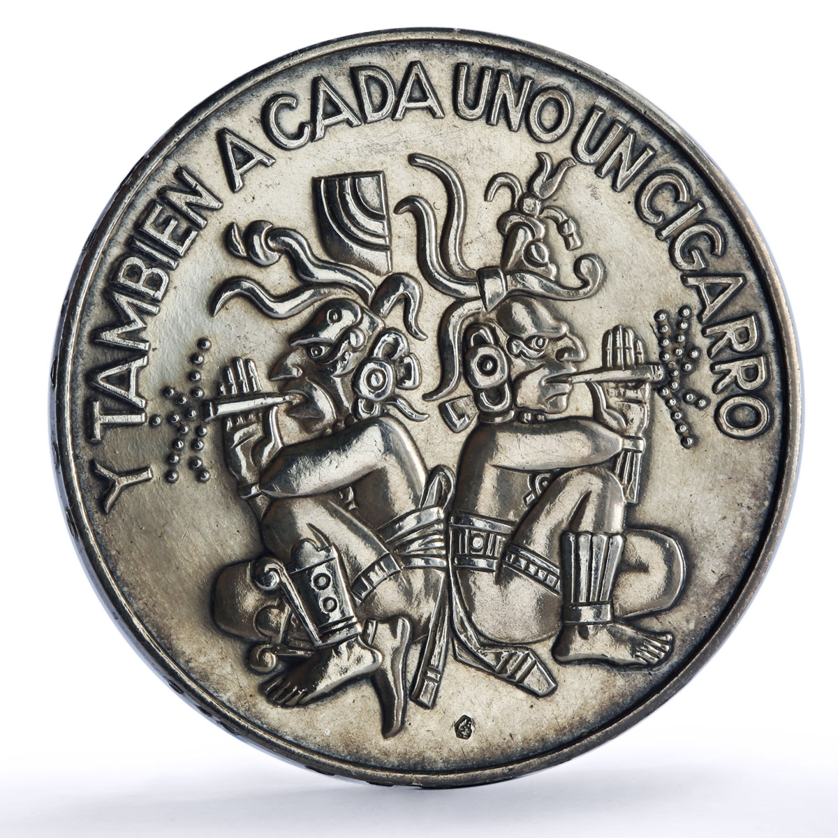 Guatemala Set Maya Indians Crafts Traditions History Art silver medals 1976 1977