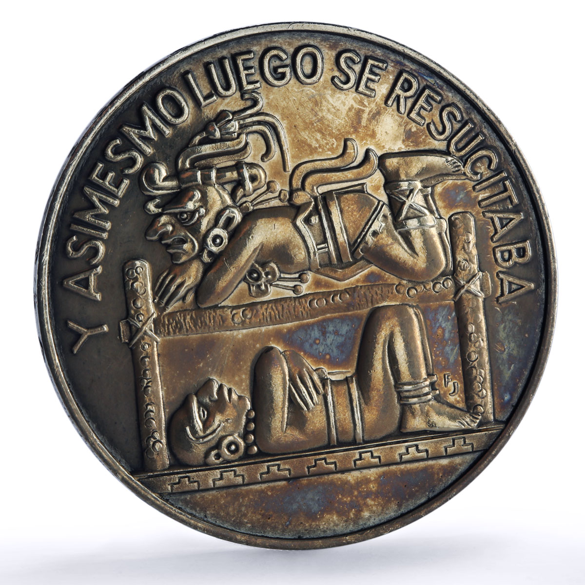 Guatemala Set Maya Indians Crafts Traditions History Art silver medals 1976 1977