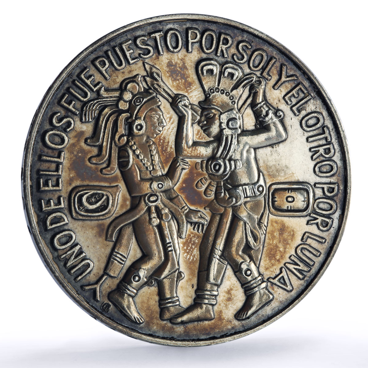 Guatemala Set Maya Indians Crafts Traditions History Art silver medals 1976 1977