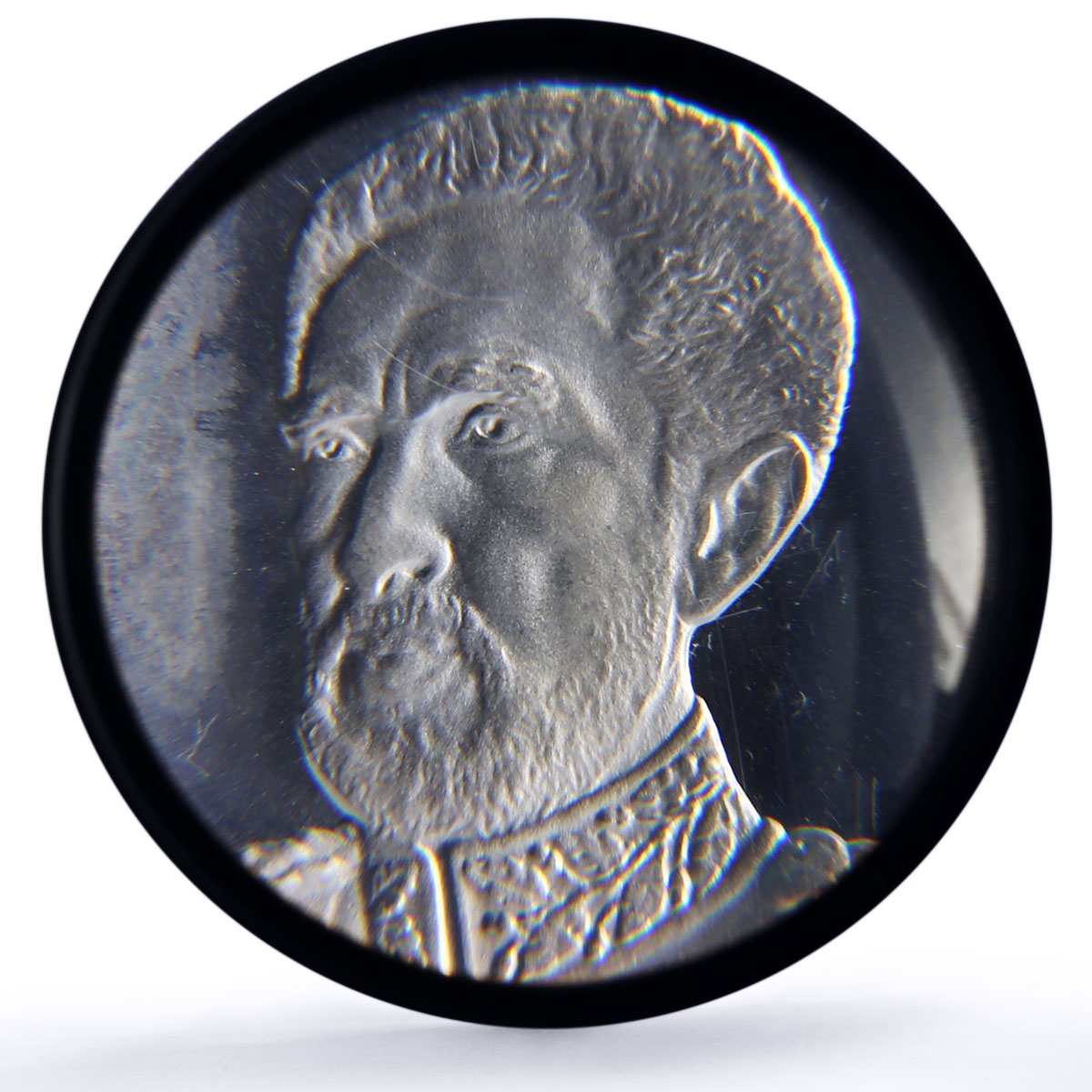 Ethiopia 10 dollars Emperor Haile Selassie I Politics MS67 PCGS silver coin 1972