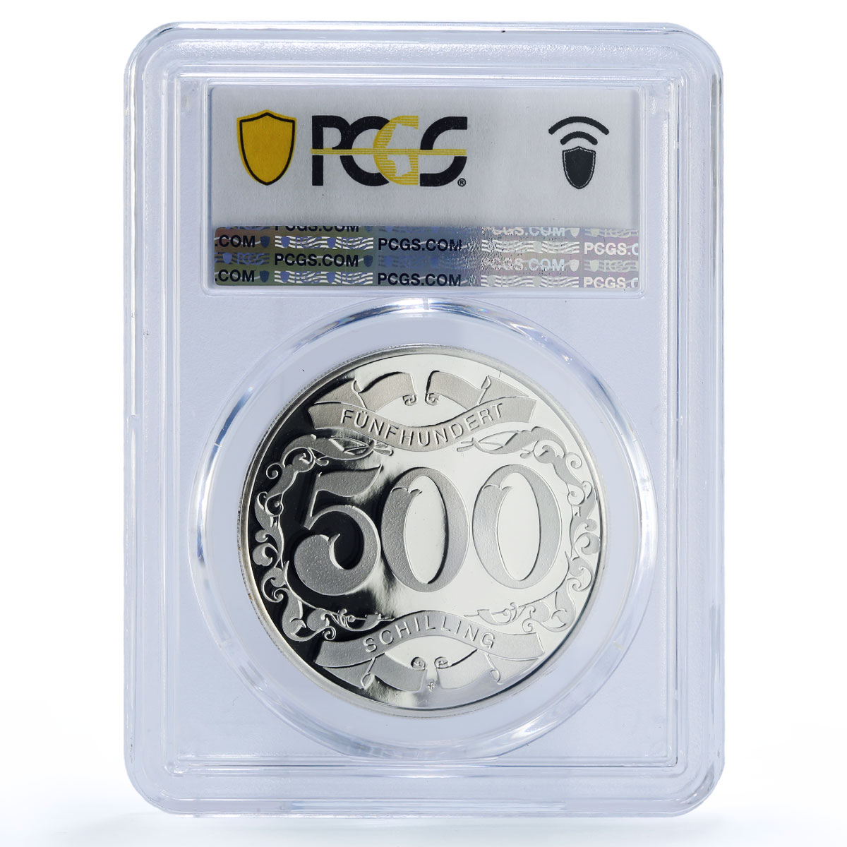Austria Salzburg Casino Fantasy Token 500 Schil. PR70 PCGS silver 1986 - 1988 FM