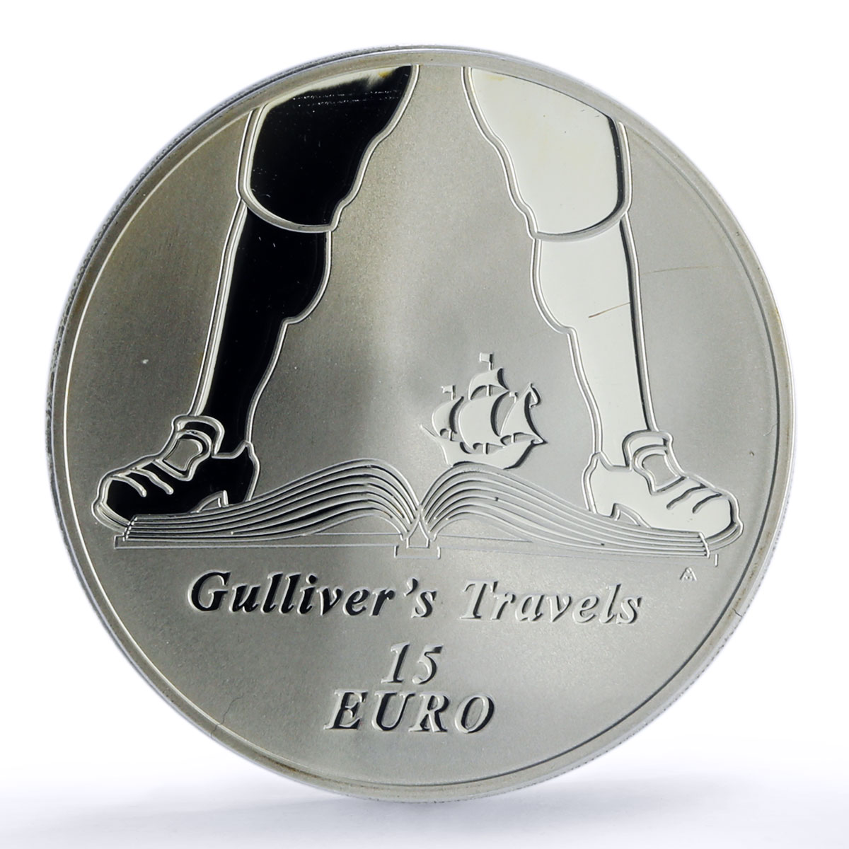 Ireland 15 euro Gulliver Travels Swift Literature PR69 PCGS silver coin 2017