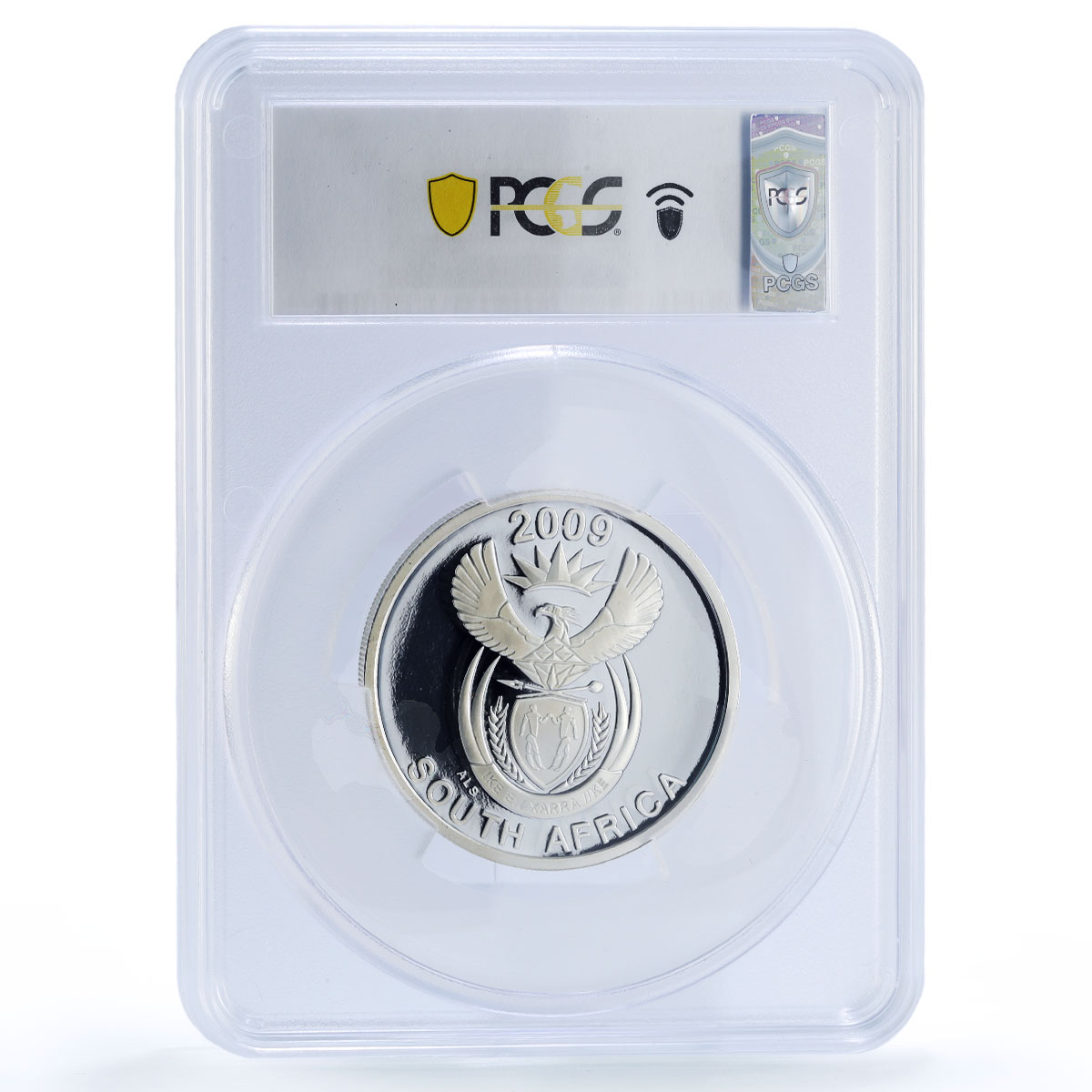 South Africa 50 cents Maloti Drakensberg Amphitheatre PR69 PCGS silver coin 2009