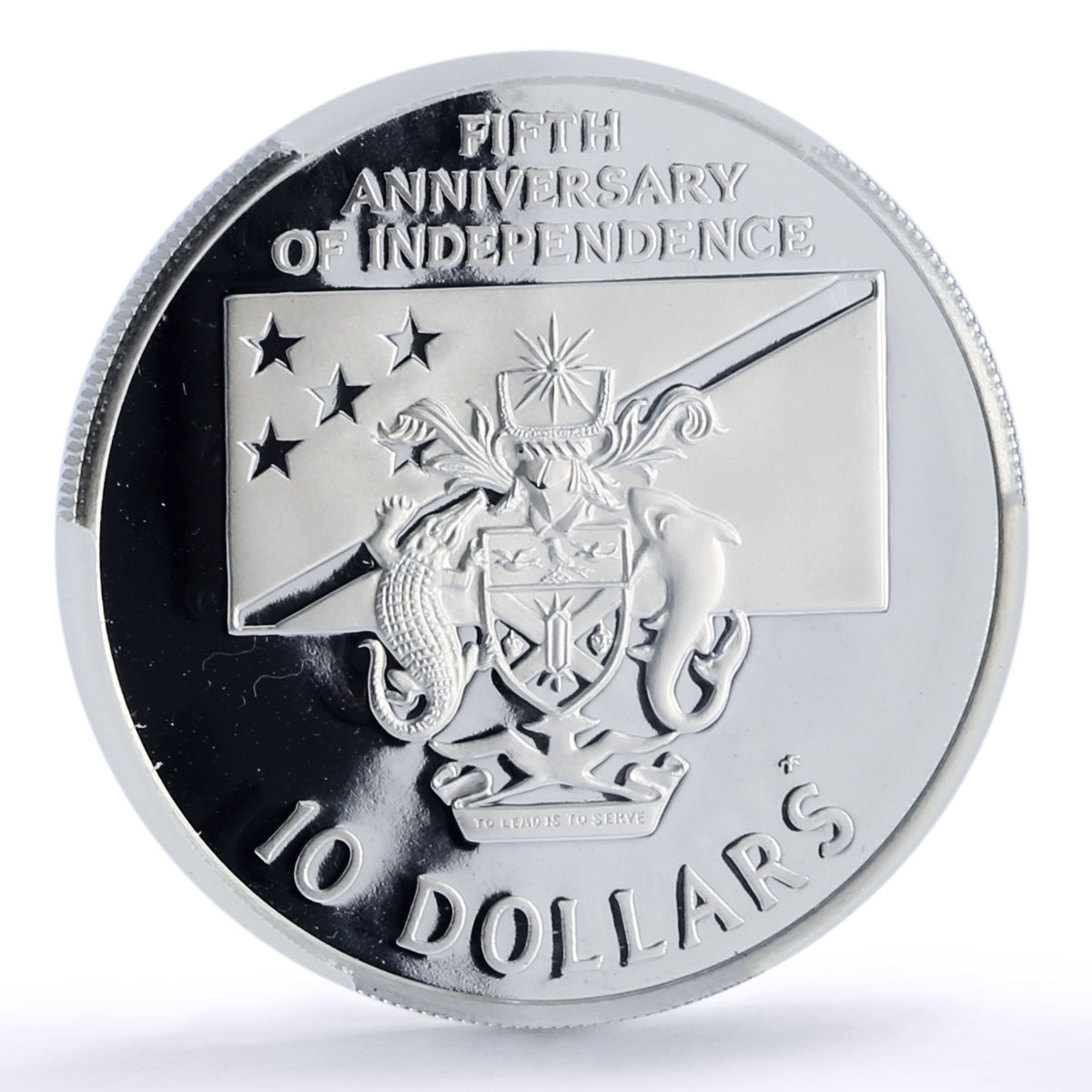 Solomon Islands 10 dollars Independence 5th History PR69 PCGS silver coin 1983