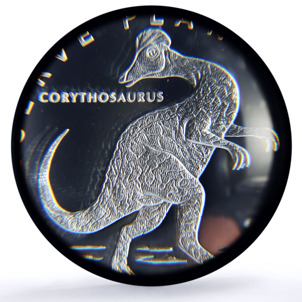 Liberia 10 dollars Corythosaurus Preserve Dinosaurs PR68 PCGS silver coin 1993