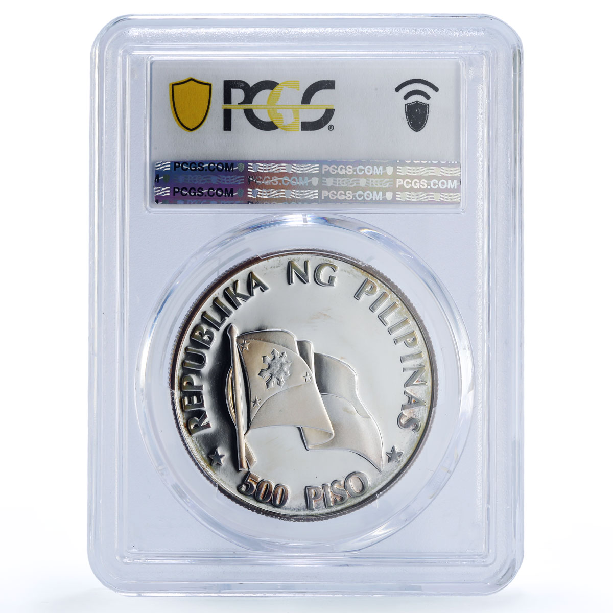 Philippines 500 piso Jose Rizal History Politics PR67 PCGS silver coin 1996