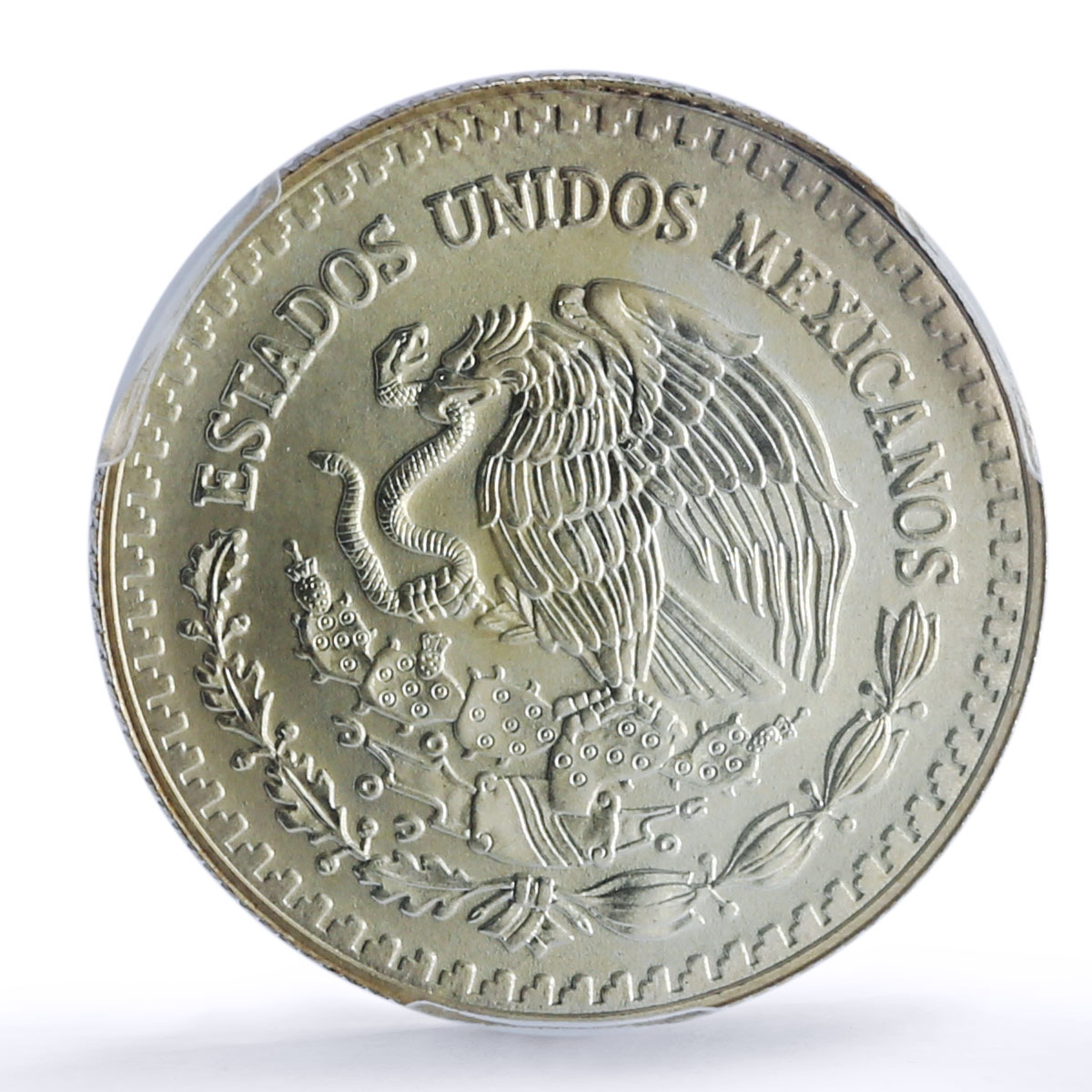 Mexico 1/4 onza Libertad Angel of Independence MS67 PCGS silver coin 2000