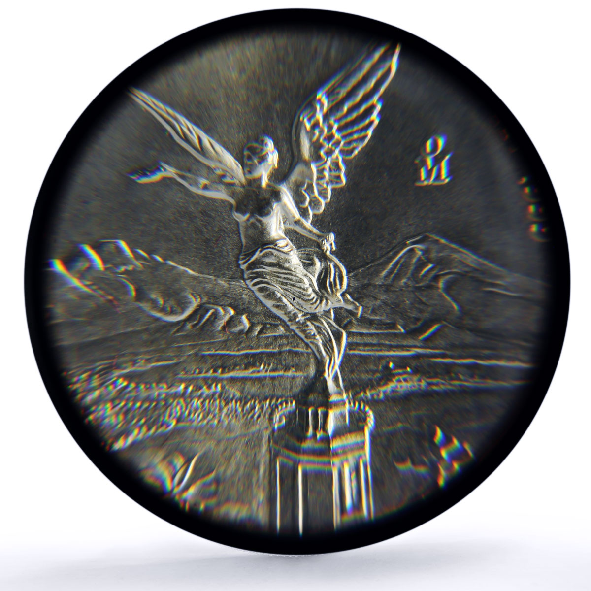 Mexico 1/4 onza Libertad Angel of Independence MS67 PCGS silver coin 2000