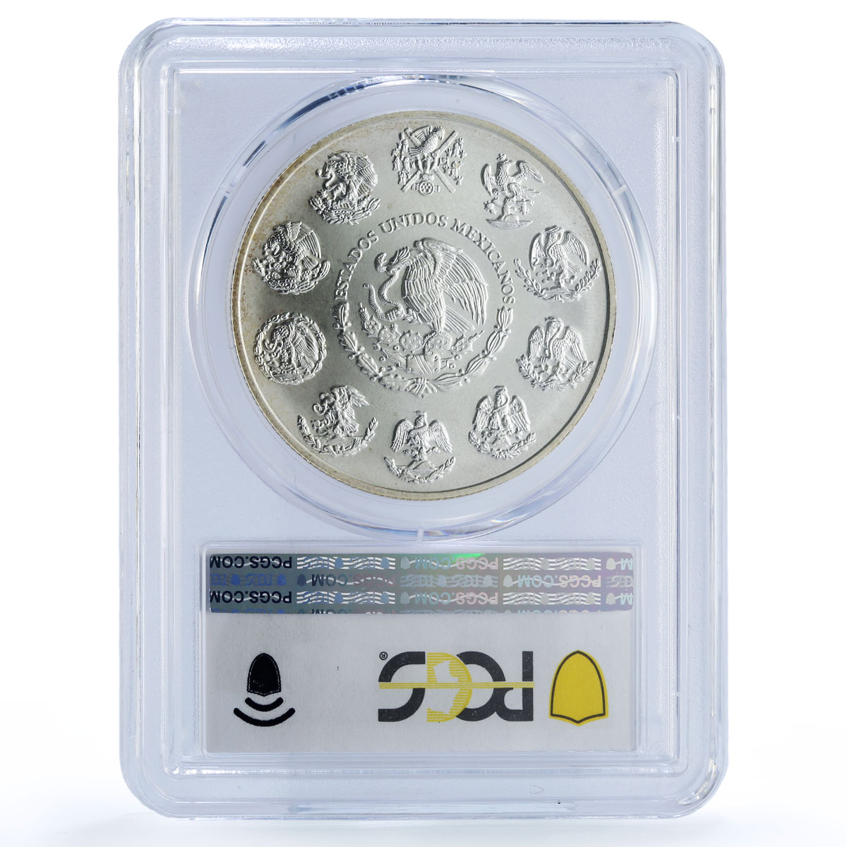 Mexico 1 onza Libertad Angel of Independence MS67 PCGS silver coin 2000