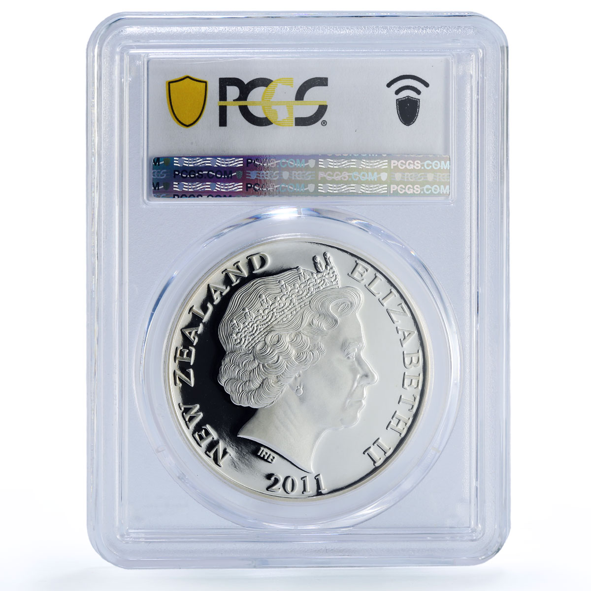 New Zealand 1 dollar All Blacks Fern Rugby Sports PR69 PCGS silver coin 2011
