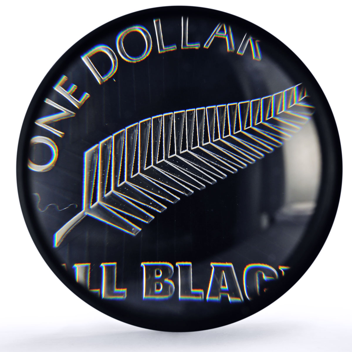New Zealand 1 dollar All Blacks Fern Rugby Sports PR69 PCGS silver coin 2011