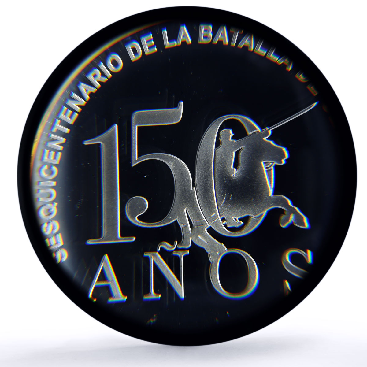 Paraguay 1 guarani Battle Cerro Cora Horseman History PR69 PCGS silver coin 2020