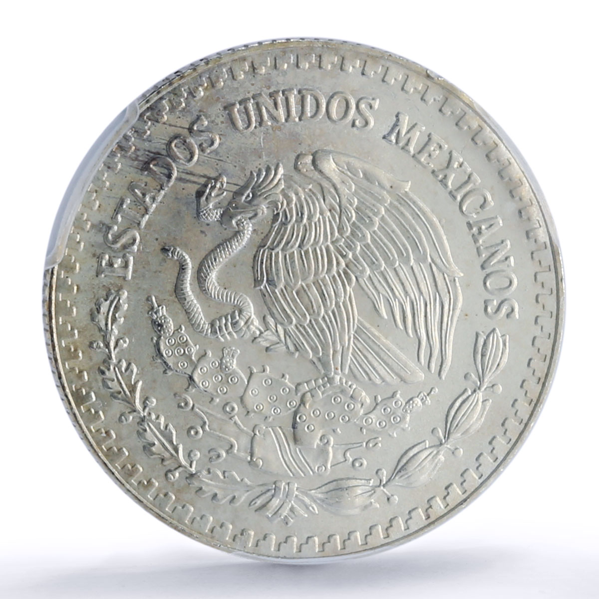 Mexico 1/4 onza Libertad Angel of Independence MS66 PCGS silver coin 1998