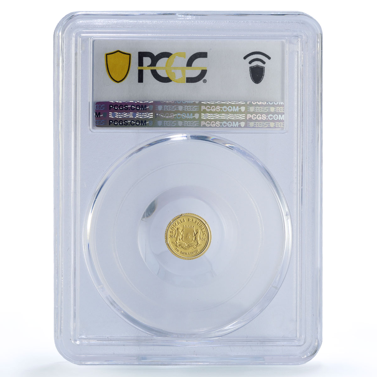 Somalia 250 shillings Elephant African Wildlife Fauna PR69 PCGS gold coin 2004