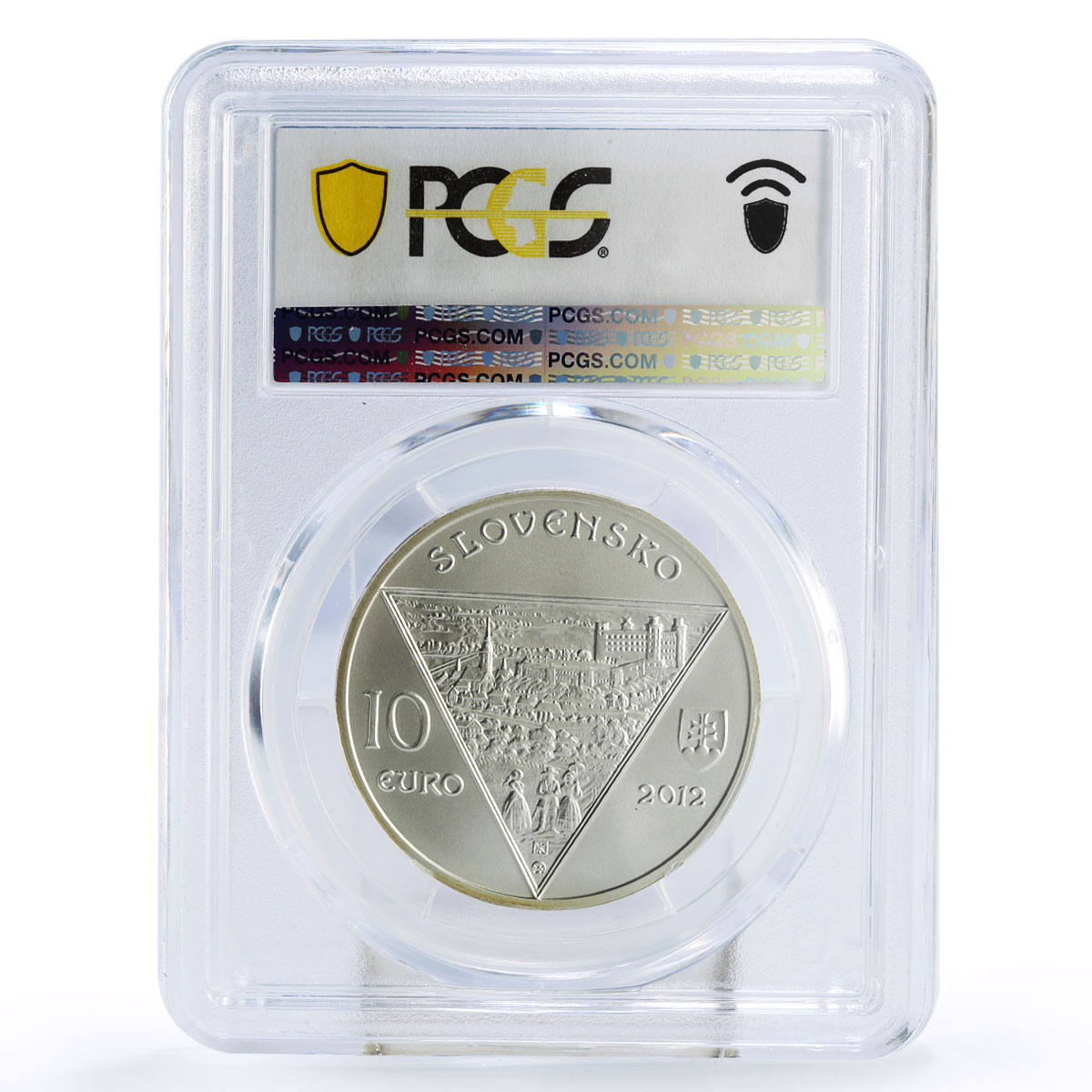 Slovakia 10 euro 250th Birth of Chatam Sofer MS70 PCGS silver coin 2012