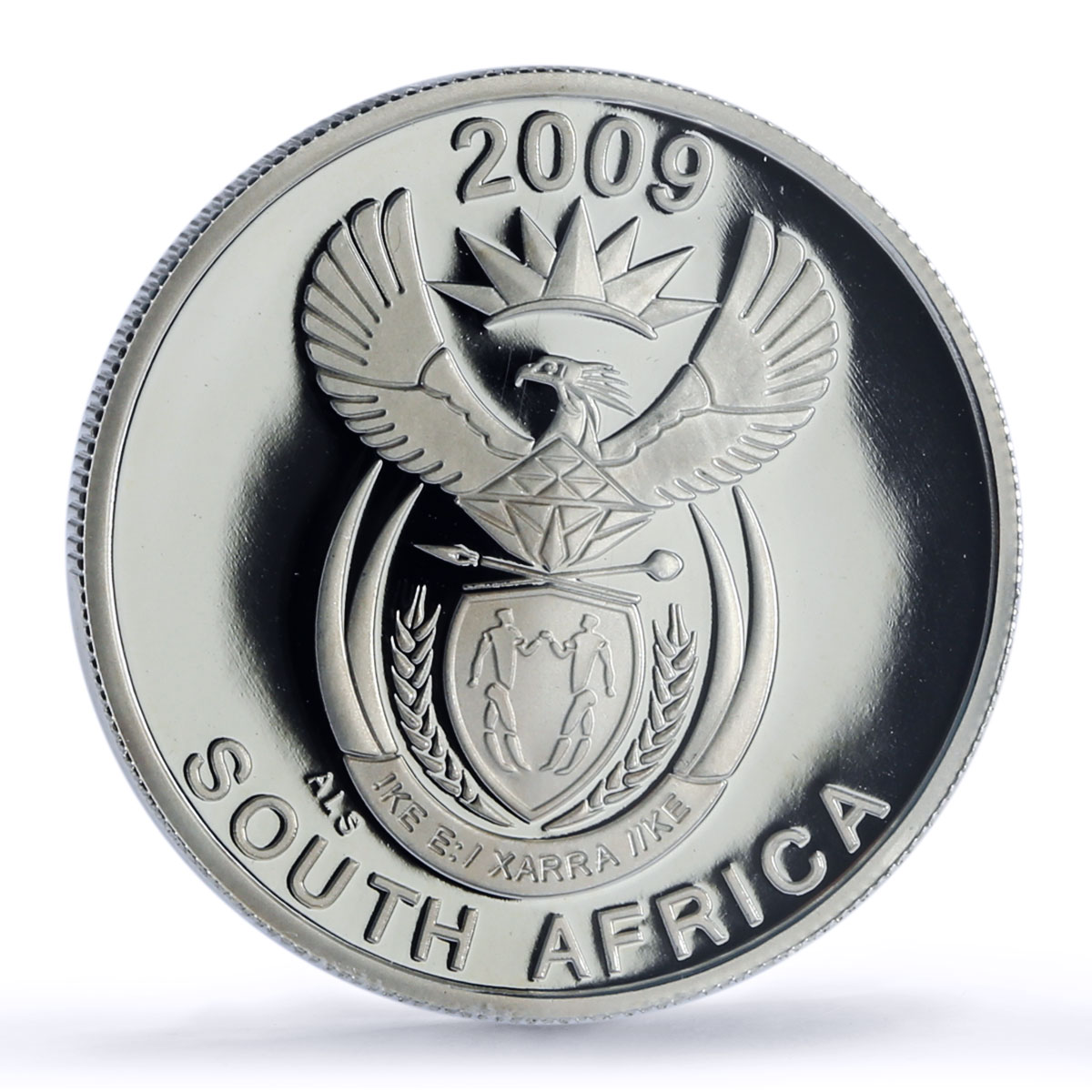 South Africa 10 cents Maloti Drakensberg Horseman PR70 PCGS silver coin 2009