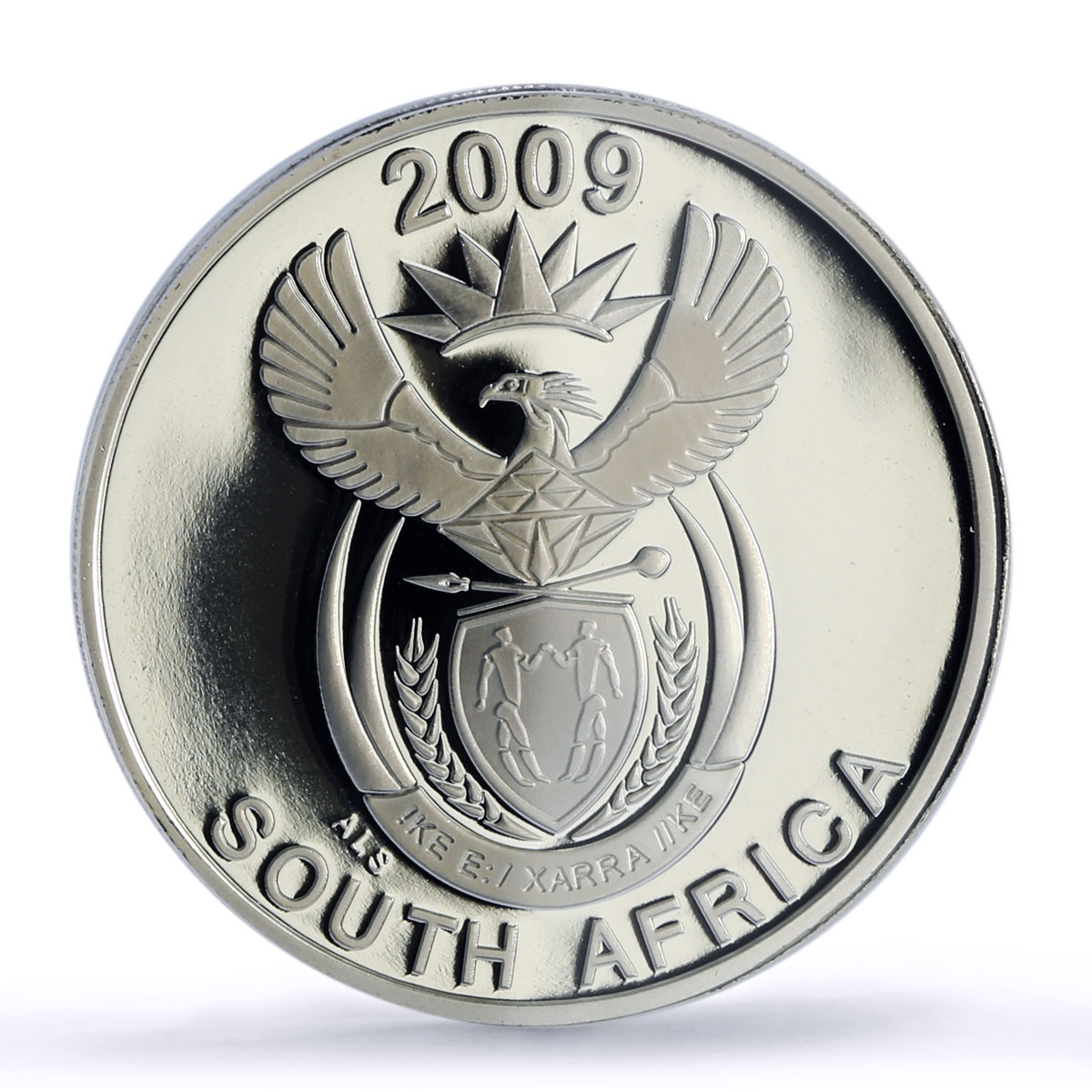 South Africa 20 cents Maloti Drakensberg Vulture Bird PR70 PCGS silver coin 2009