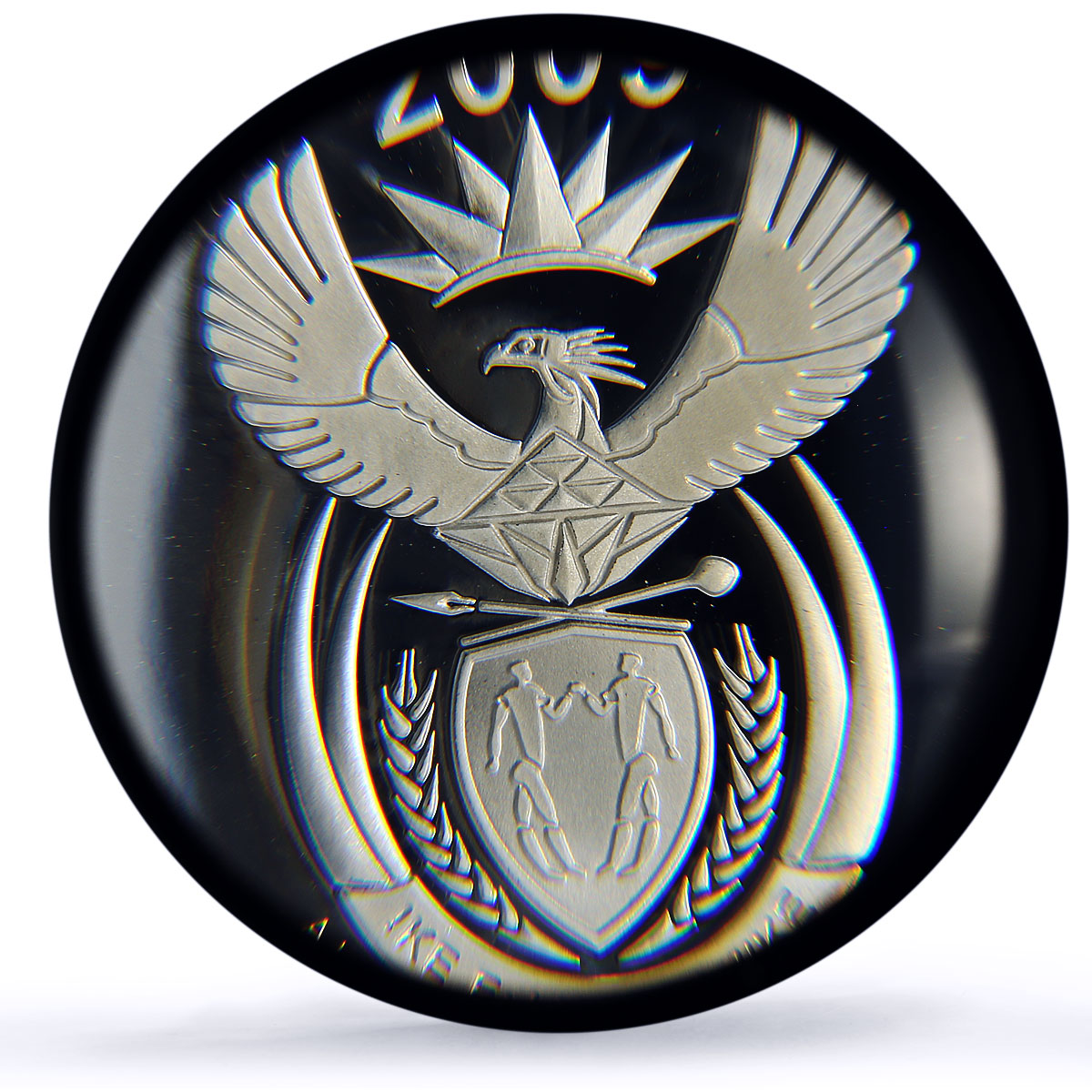 South Africa 20 cents Maloti Drakensberg Vulture Bird PR70 PCGS silver coin 2009