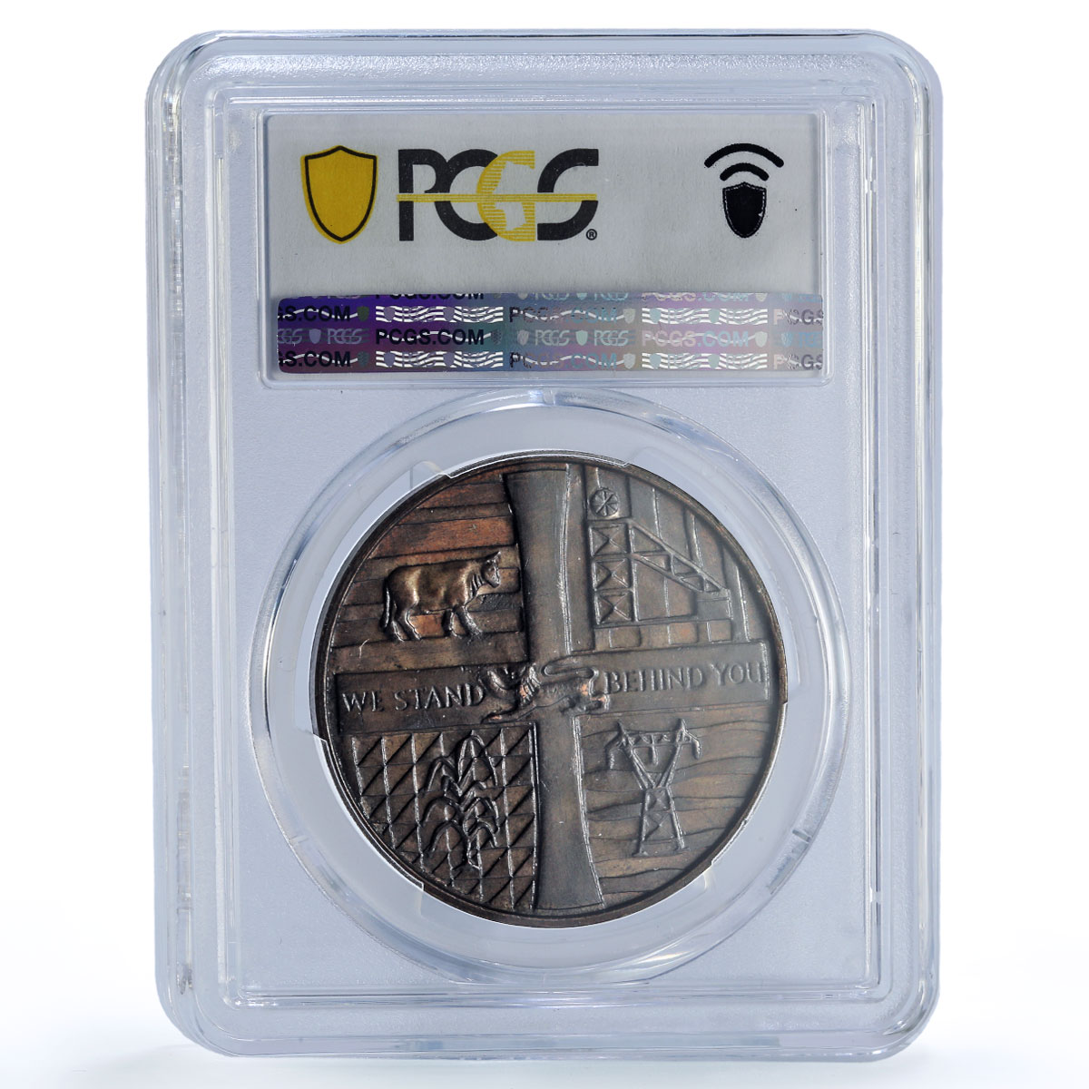 Rhodesia Declaration Independence Ian Smith History MS63 PCGS bronze medal 1965