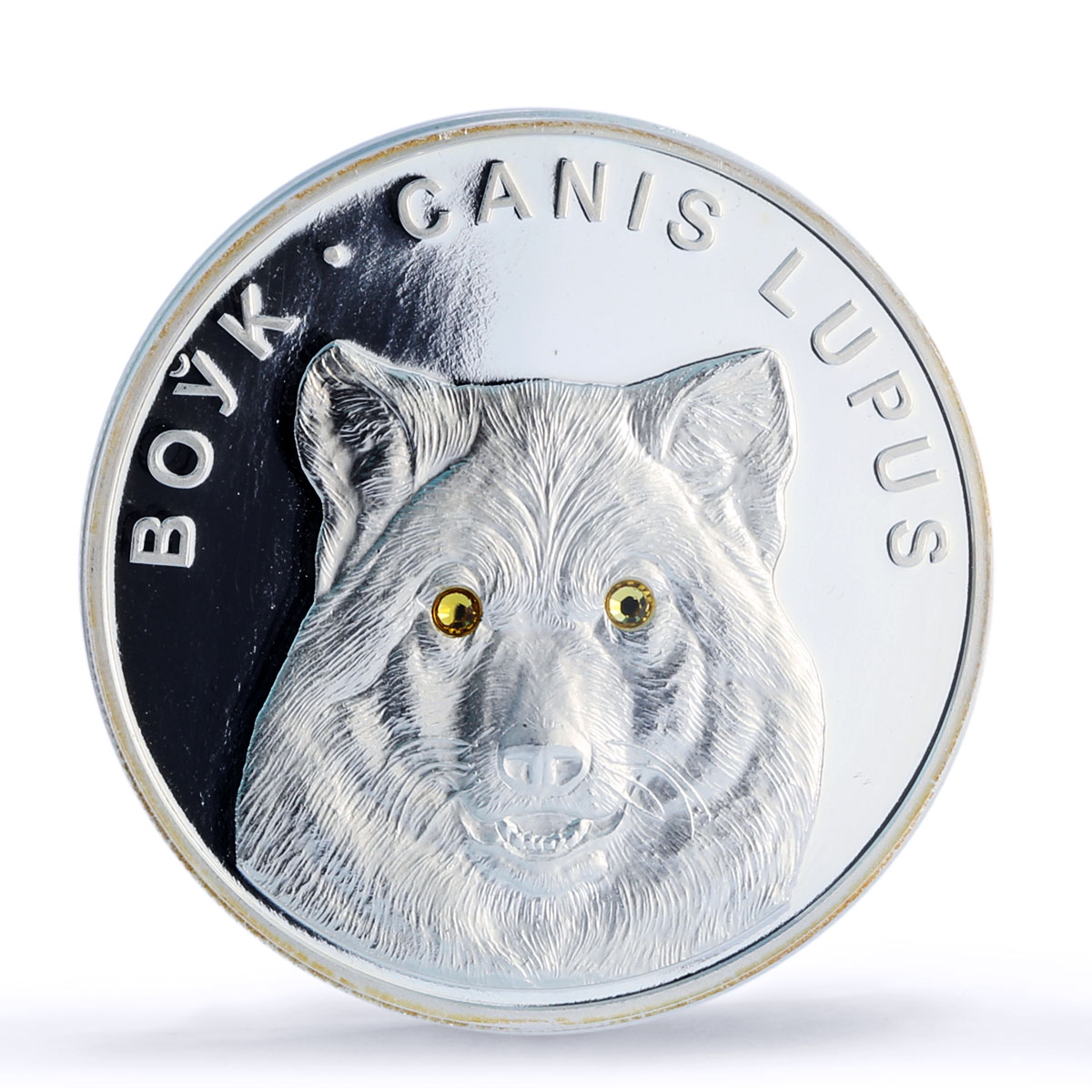 Belarus 20 roubles Wolf Protection Wildlife Fauna PR70 PCGS silver coin 2007