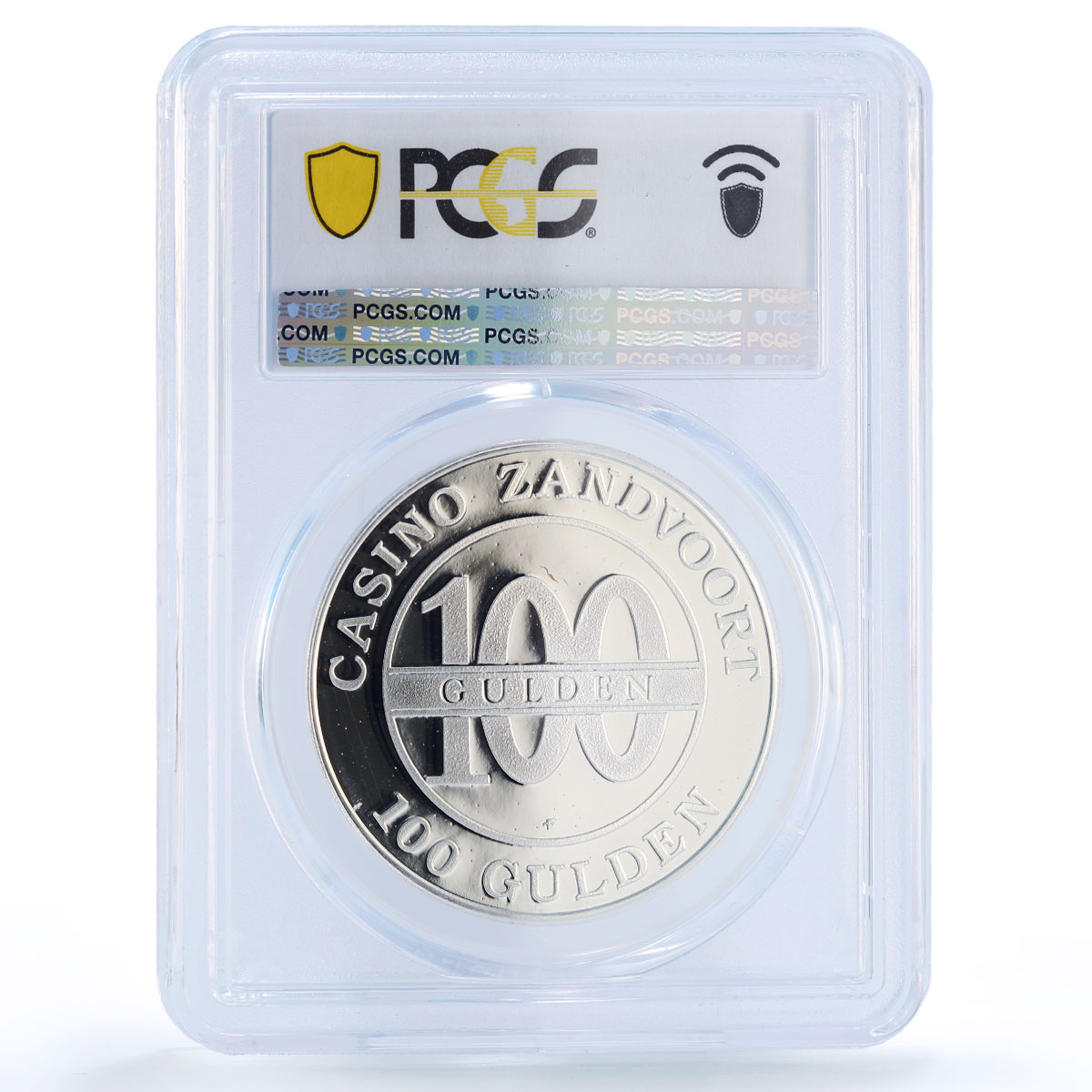Netherlands Zandvoort Casino Fantasy Token PR69 PCGS silver 1986 - 1988 FM