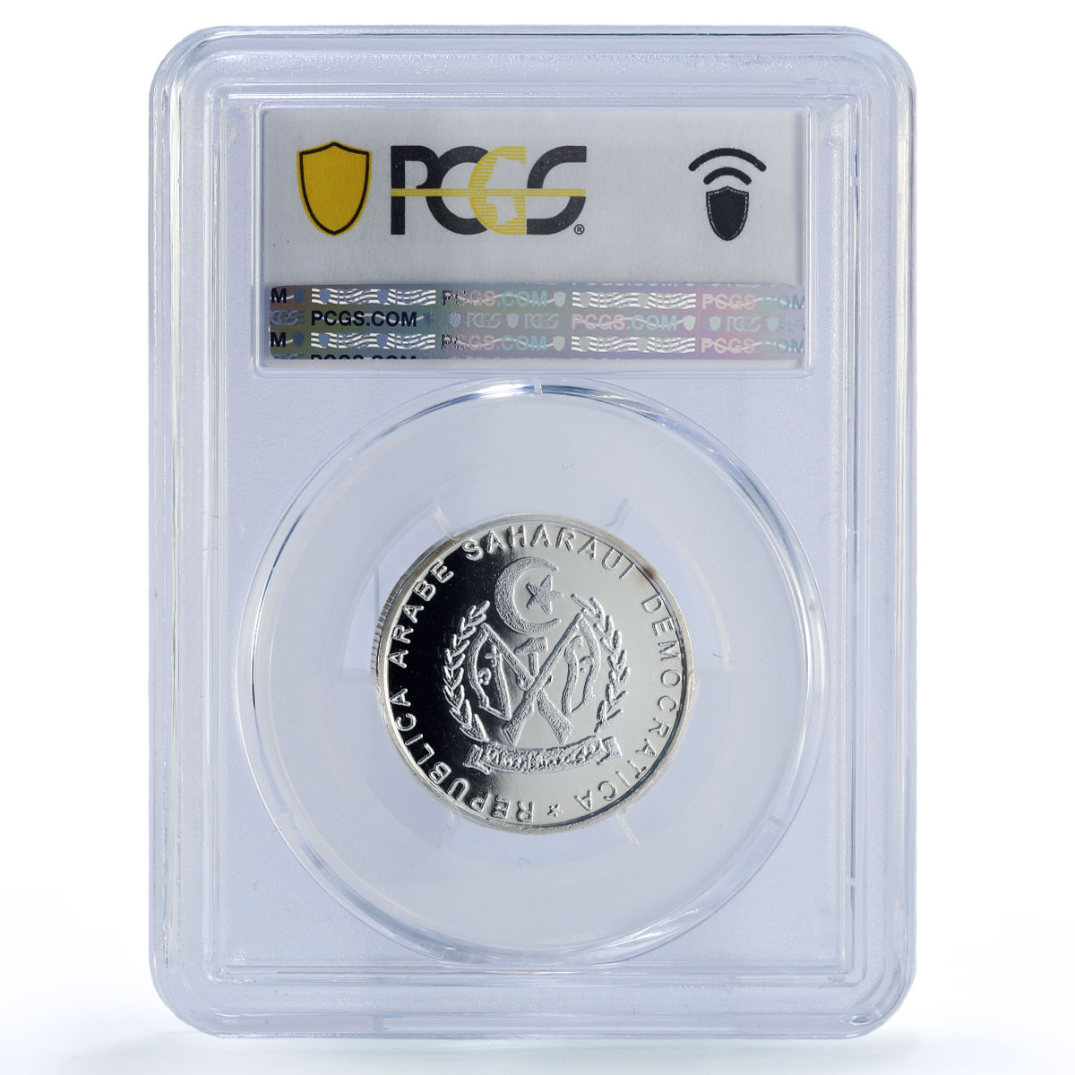 Saharawi 500 pesetas Pope John Paul II Juan Carlos MS67 PCGS silver coin 2010