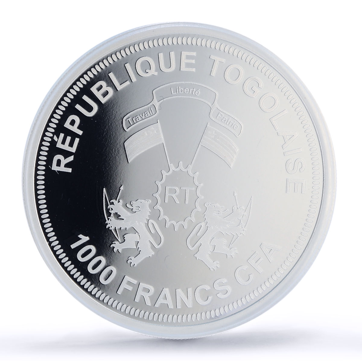 Togo 1000 francs Sun Sonne Solar System Planets Space PR69 PCGS silver coin 2019