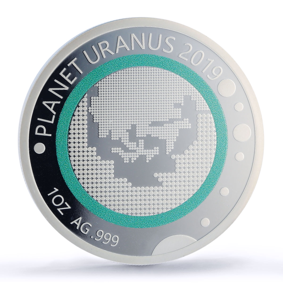 Togo 1000 francs Uranus Solar System Planets Space PR69 PCGS silver coin 2019