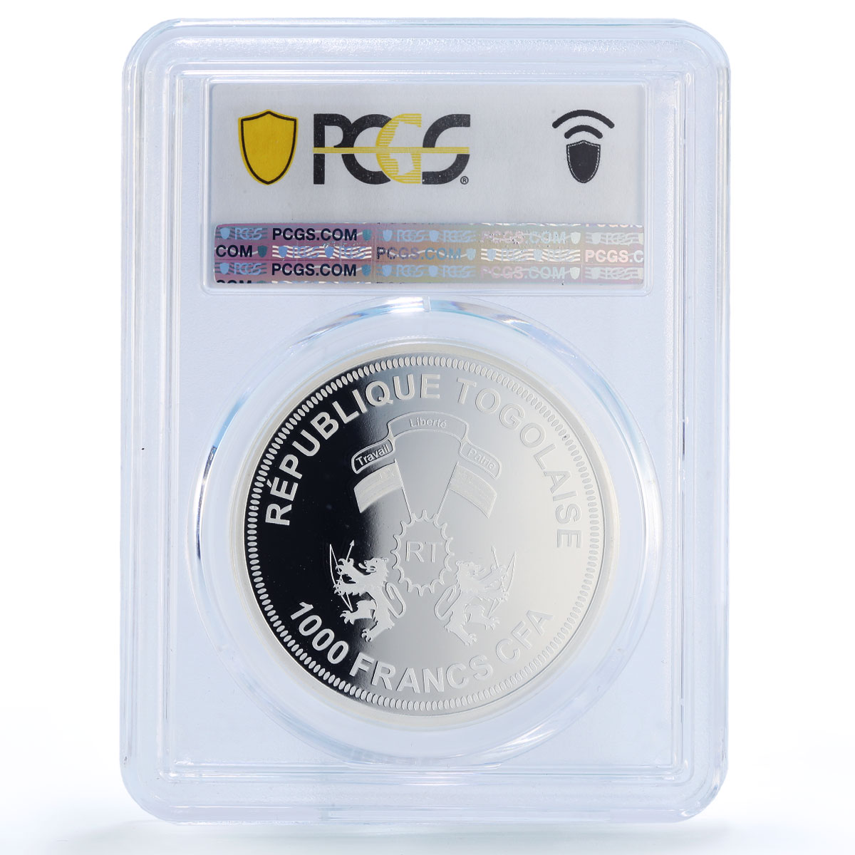 Togo 1000 francs Mars Solar System Planets Space PR69 PCGS silver coin 2019
