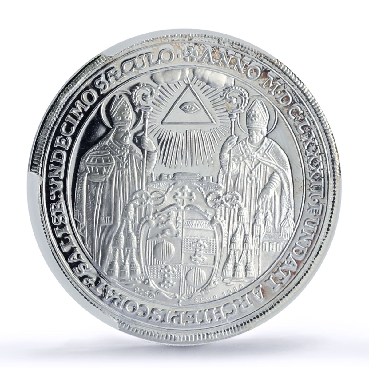 Austria Max Gandolf Thaler &quot;1682&quot; Restrike Salzburg PR69 PCGS silver medal 1980
