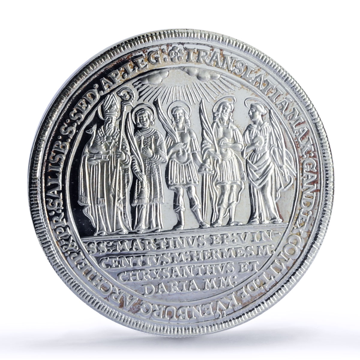 Austria Max Gandolf Thaler &quot;1682&quot; Restrike Salzburg PR69 PCGS silver medal 1980