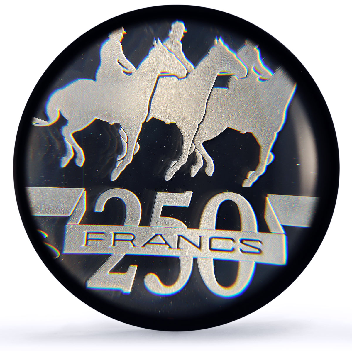 France Deauville Casino Fantasy Token 250 Francs SP69 PCGS silver 1986 - 1988 FM