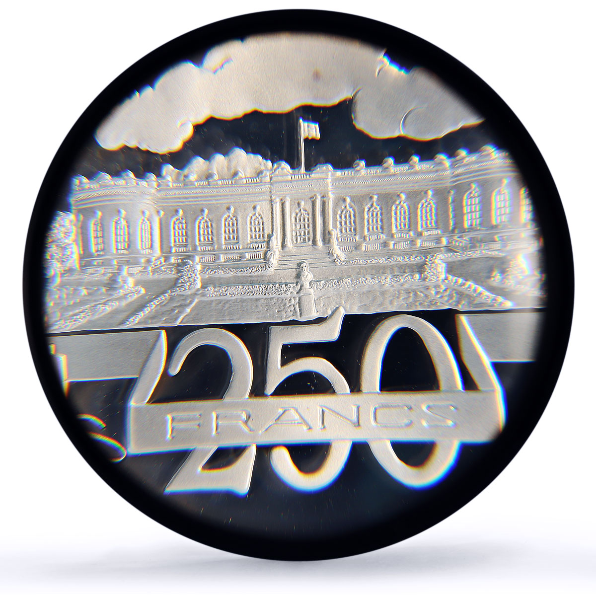 France Deauville Casino Fantasy Token 250 Francs SP69 PCGS silver 1986 - 1988 FM