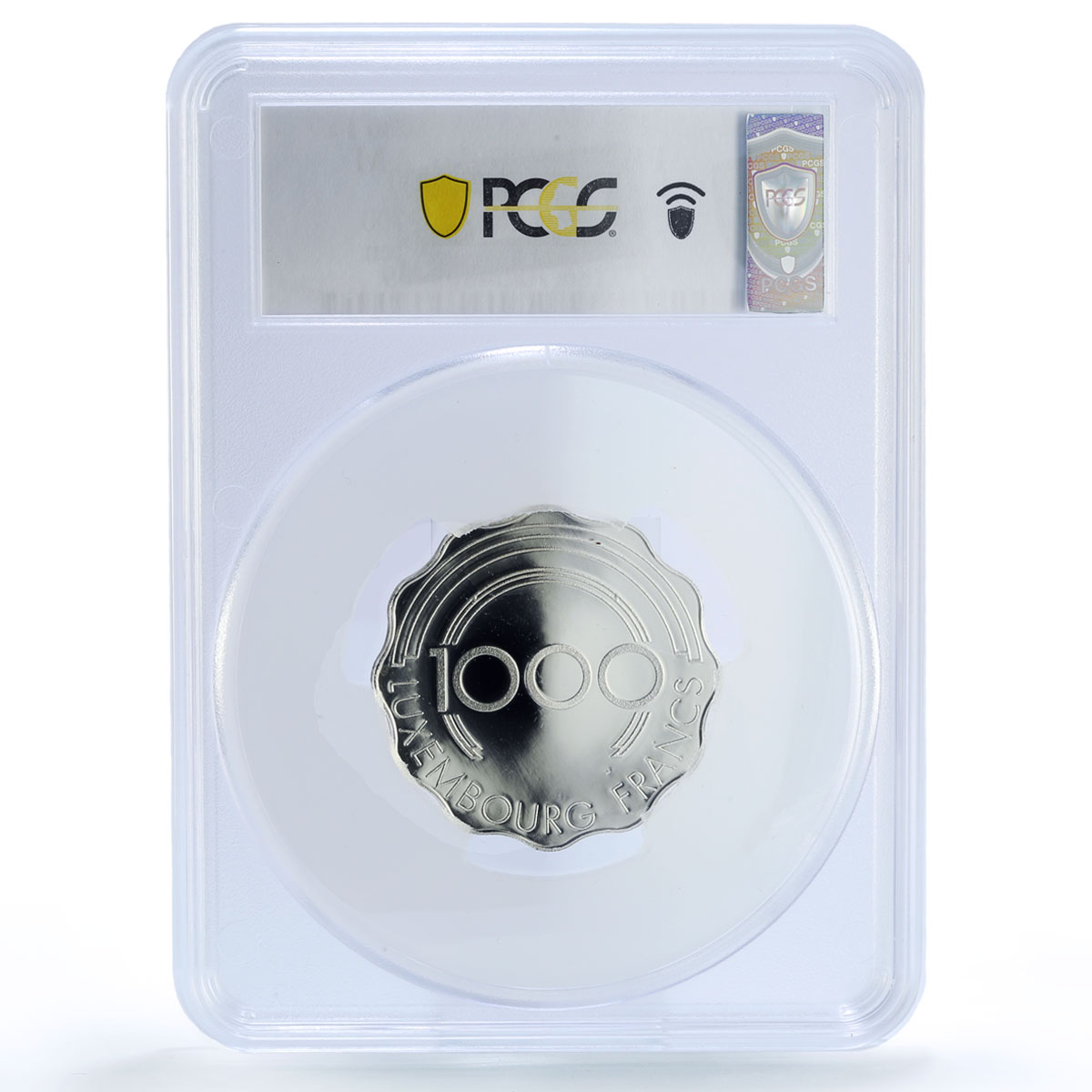 Luxembourg Mondorf Casino Fantasy Token 100 Fr. PR70 PCGS silver 1986 - 1988 FM