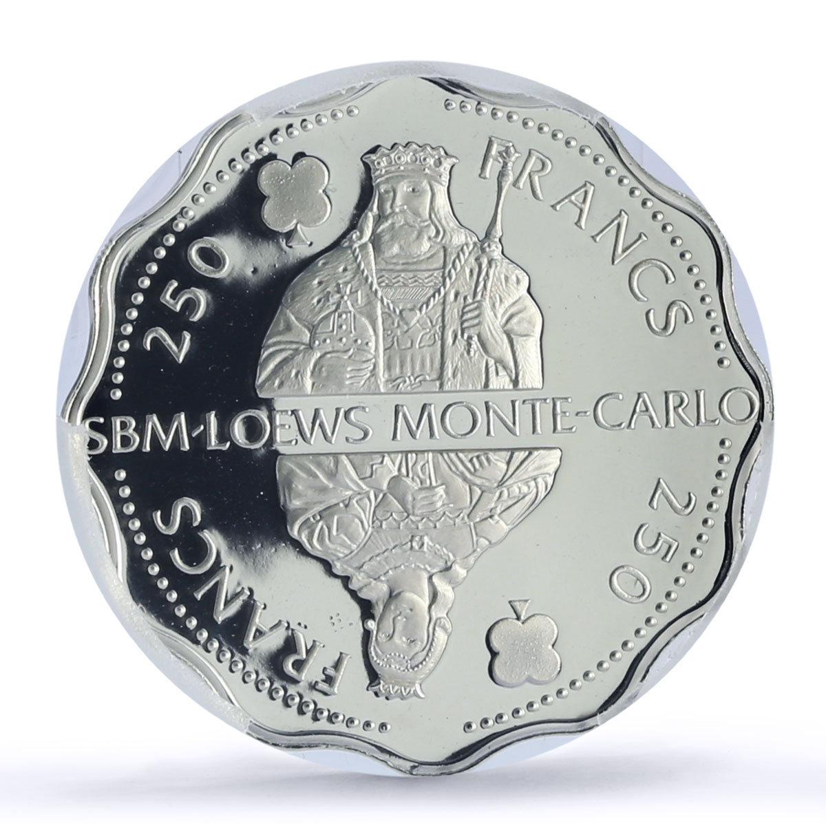 Monaco Monte Carlo Casino Fantasy Token 250 Fr. PR69 PCGS silver 1986 - 1988 FM