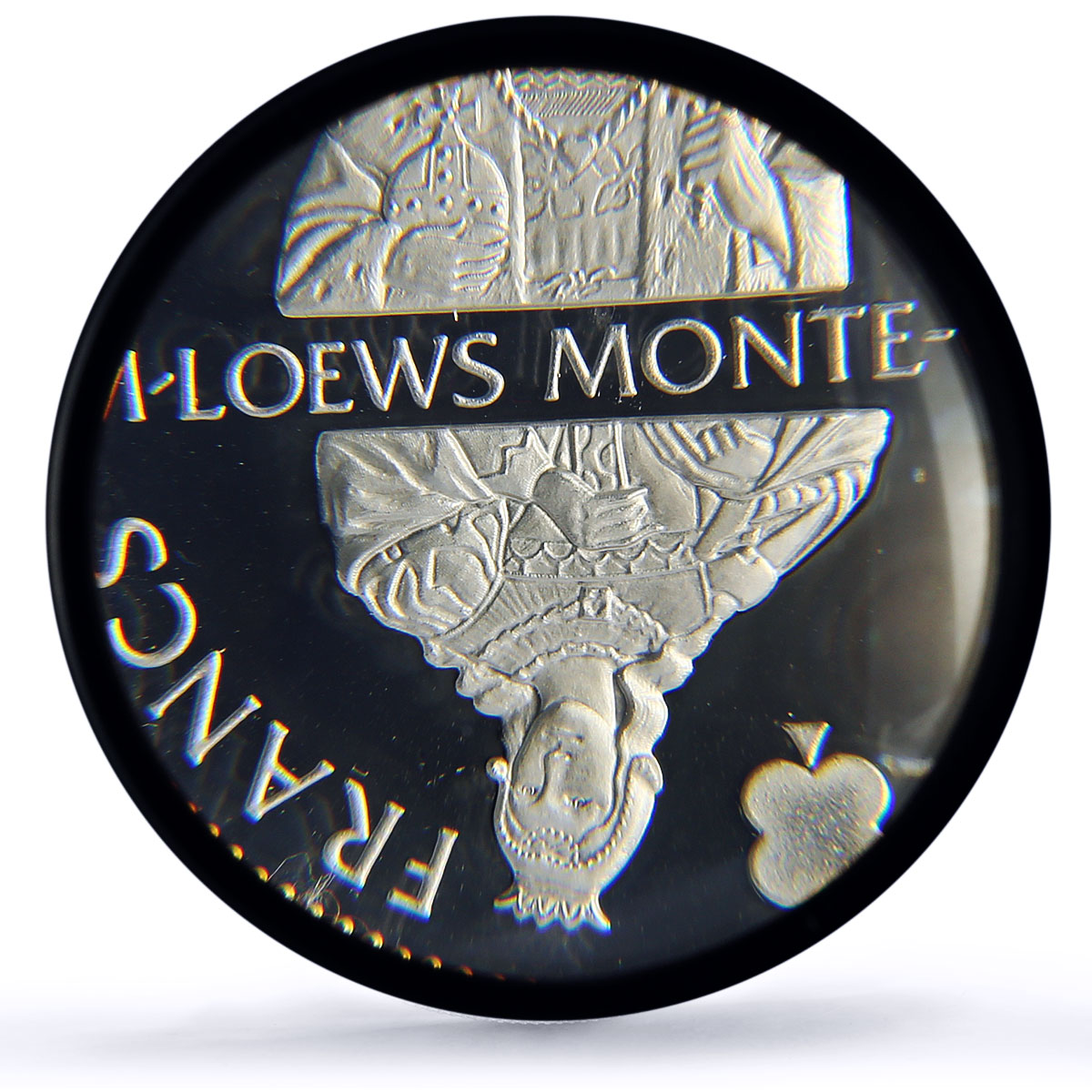 Monaco Monte Carlo Casino Fantasy Token 250 Fr. PR69 PCGS silver 1986 - 1988 FM