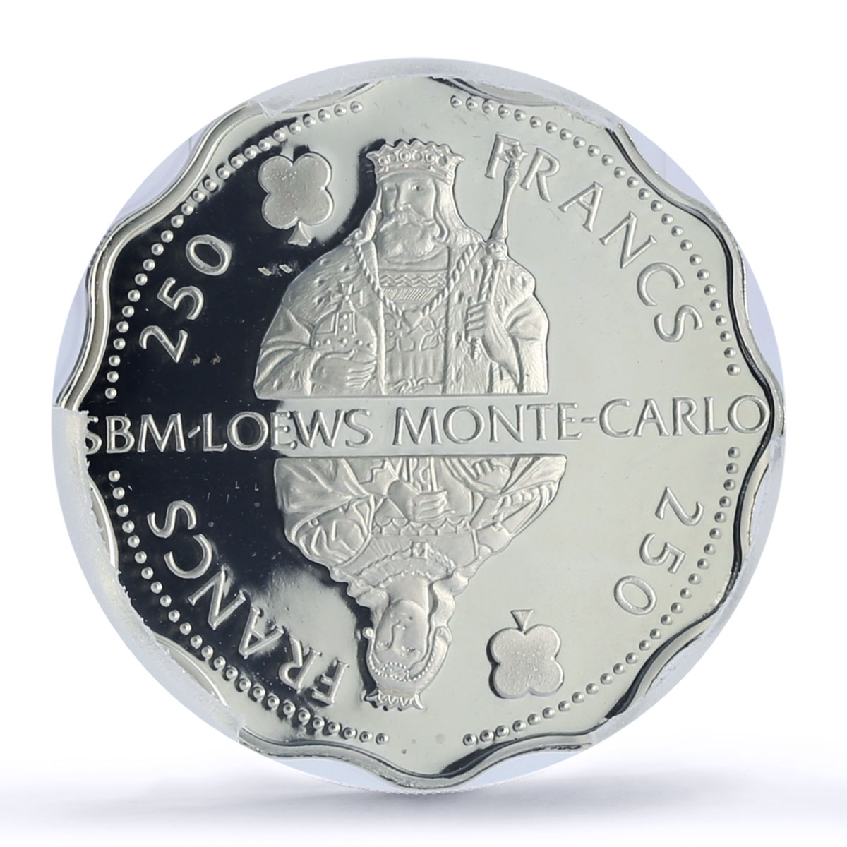 Monaco Monte Carlo Casino Fantasy Token 250 Fr. PR69 PCGS silver 1986 - 1988 FM