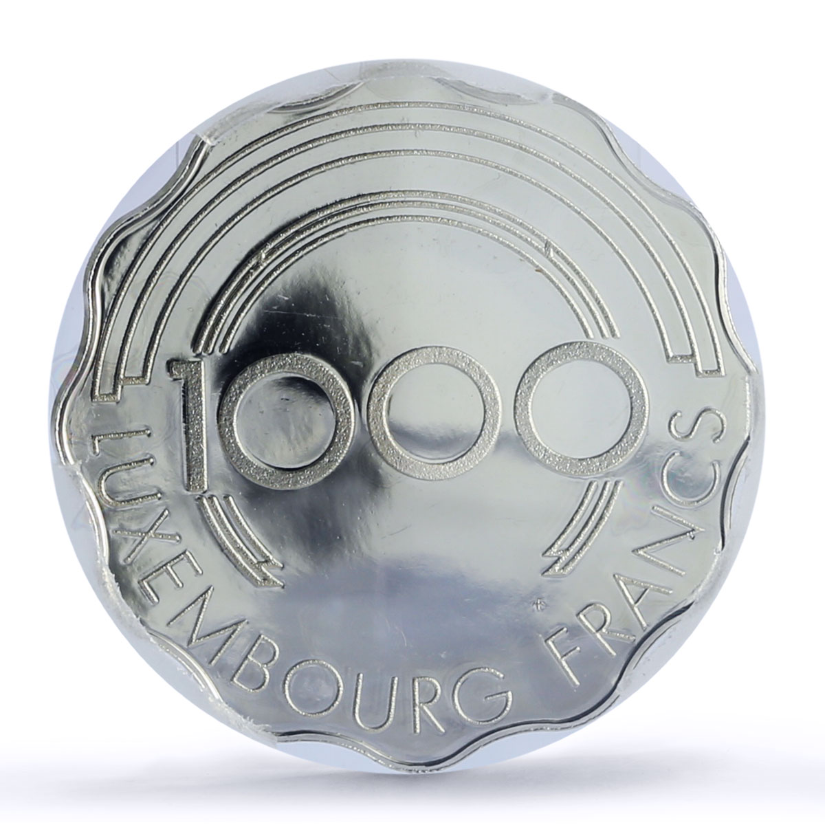 Luxembourg Mondorf Casino Fantasy Token 100 Fr. PR68 PCGS silver 1986 - 1988 FM