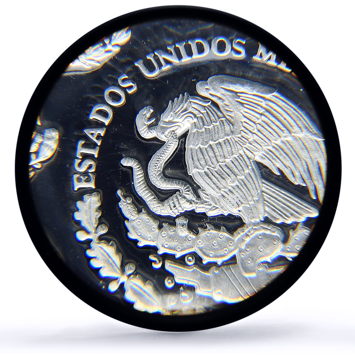 Mexico 5 onzas Libertad Angel of Independence PR66 PCGS 5 oz silver coin 2007