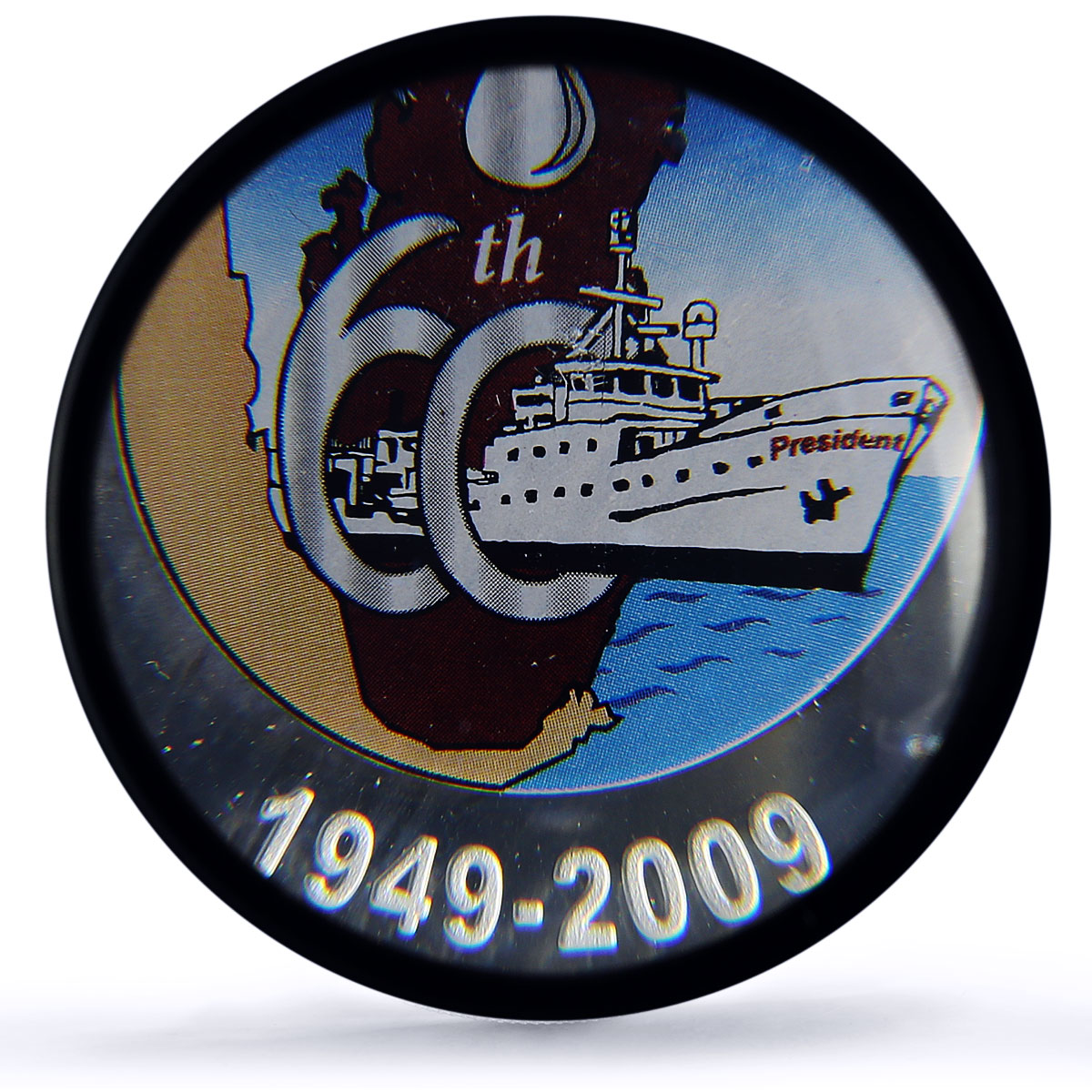 Qatar 100 riyals Oil Shipment Tanker Ship History PR67 PCGS silver coin 2009